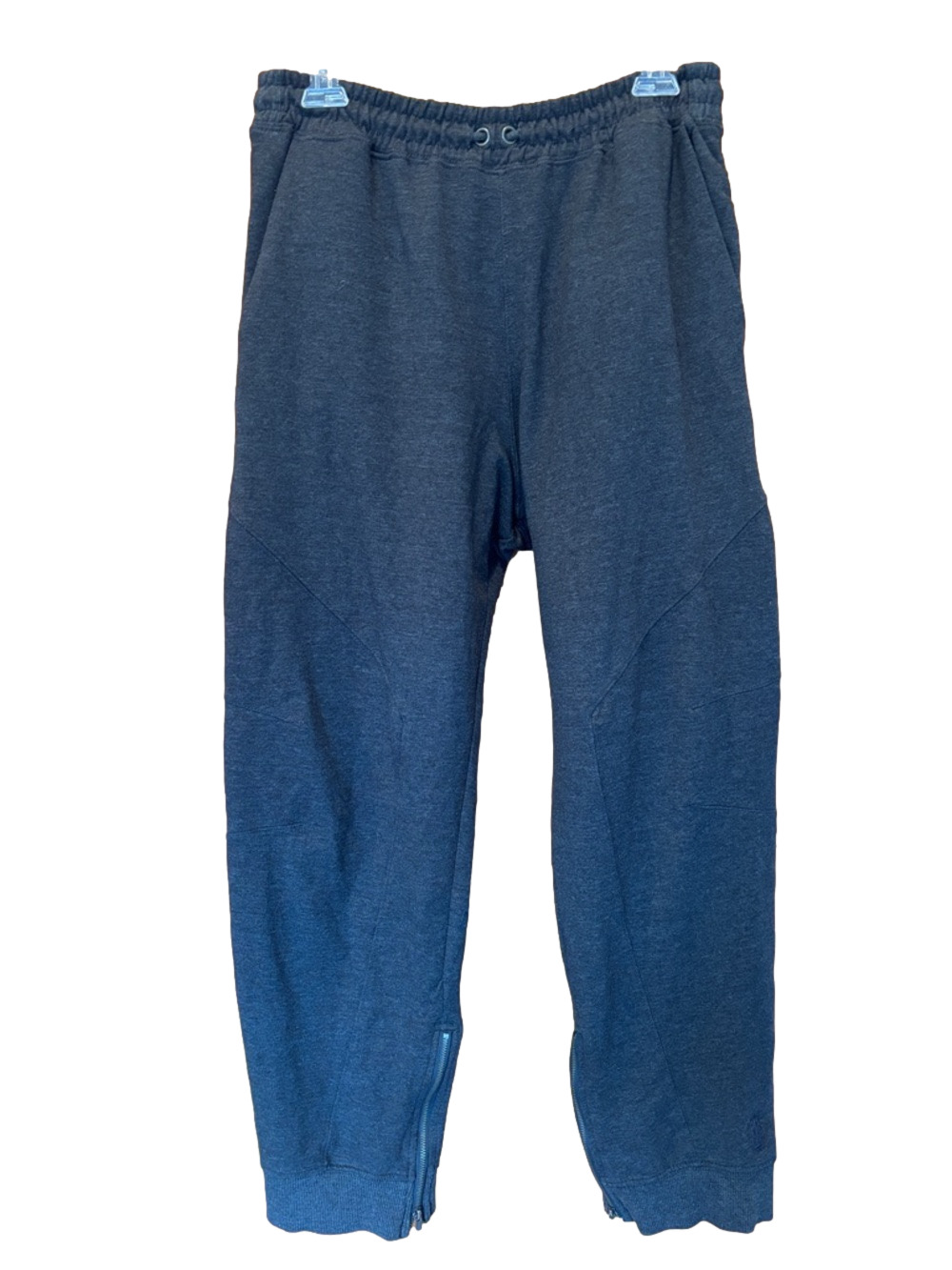 FP Movement by Free People Oversized Charcoal Joggers with Ankle Zippers Size XS